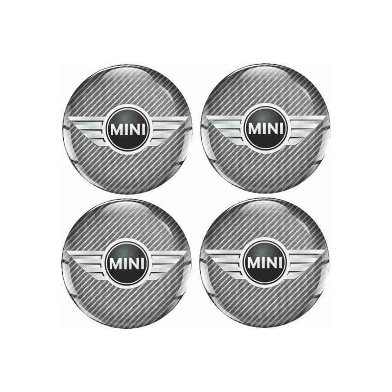 Mini Wheel centre Gel Badges Adhesivos x4