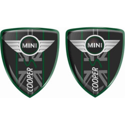 Mini Cooper S Badges 70mm Aufkleber x2