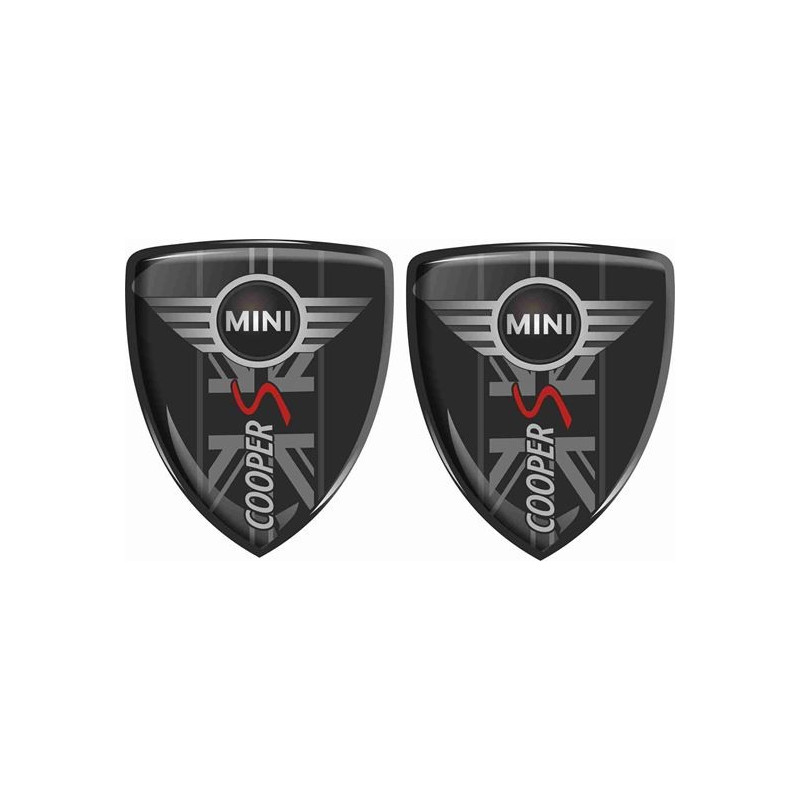 Mini Cooper S Badges 70mm Adesivi x2