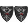 Mini Cooper S Badges 70mm Adesivi x2