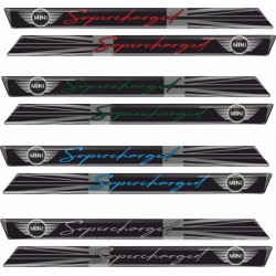 Mini R52 / R53 Supercharged Adhesivos x2