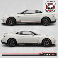 NISSAN GTR side Stripes AUFKLEBER