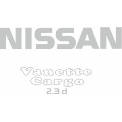 Nissan Vanette Cargo 2.3d AUFKLEBER