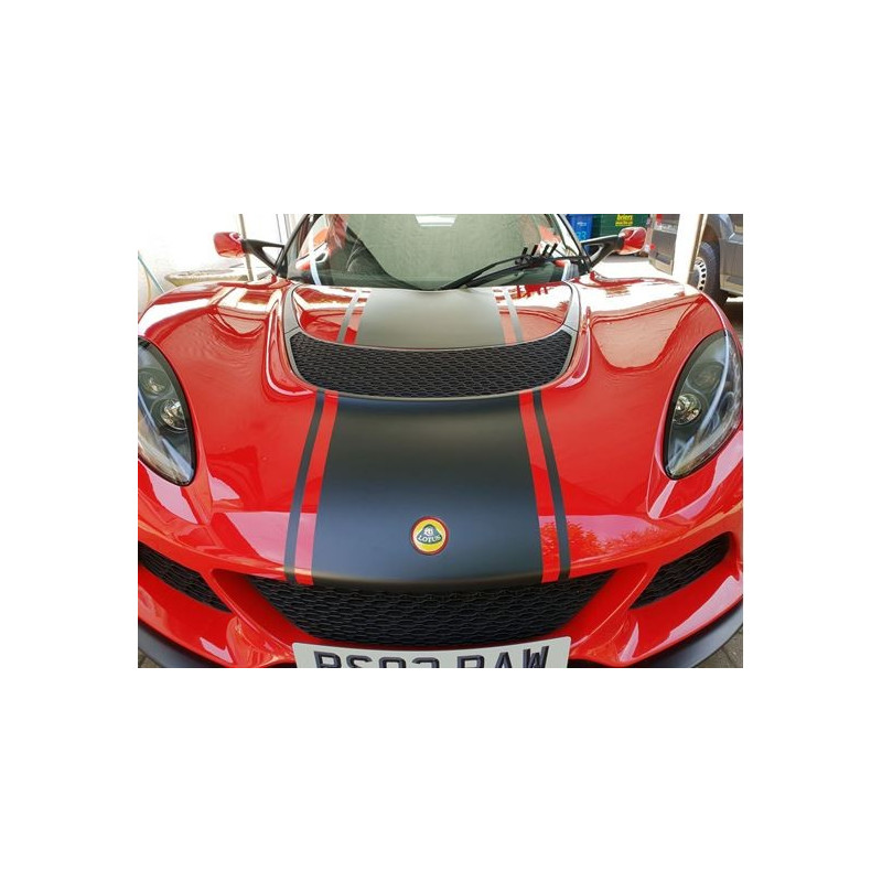 Lotus Exige S series 3 Bonnet Stripes ADESIVI