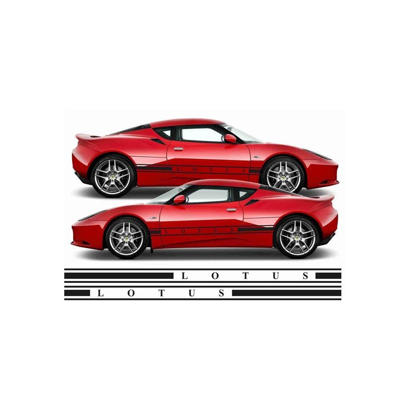 Lotus Evora side stripes ADESIVOS
