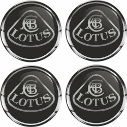 LOTUS Wheel centre Gel Badges Adhesivos x4