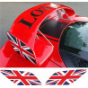 Lotus Exige S series 3 rear Wing GB Flag AUTOCOLLANT