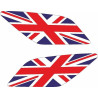 Lotus Exige S series 3 rear Wing GB Flag AUTOCOLLANT