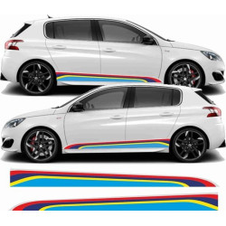 Peugeot 308 PTS Rallye Stripes adesivos