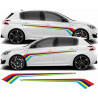 Peugeot 308 PTS Rallye Stripes adesivos