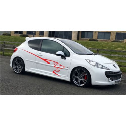 Peugeot 207 side lion Graphics Stripes autocollant