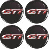 Peugeot Wheel centre Gel Badges Autocollant x4