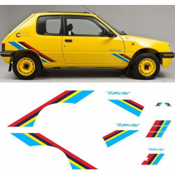 Peugeot 205 Rallye adesivos