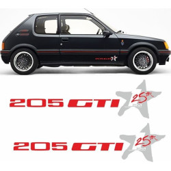 Peugeot 205 Rallye decals