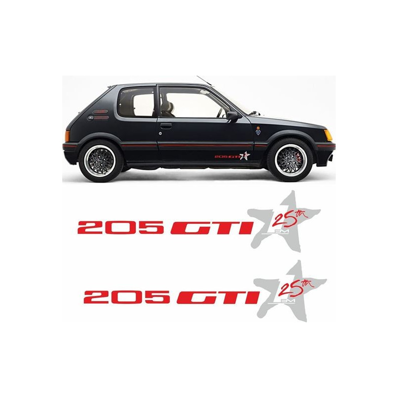 Peugeot 205 Rallye decals