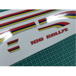 Peugeot 106 Rallye Stripes autocollant