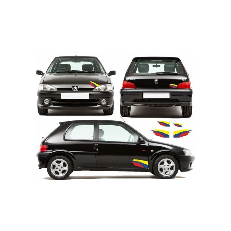 Peugeot 106 Rallye Stripes adesivos