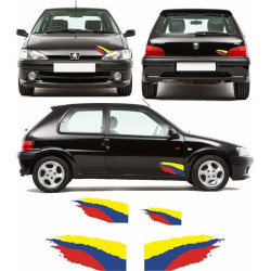 Peugeot 106 Rallye Stripes adesivos