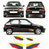 Peugeot 106 Rallye Stripes adesivos