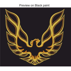 Pontiac Trans AM 1970's style 34" Bonnet Adhesivos