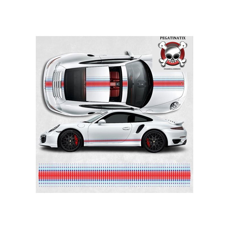 Porsche 991 MARTINI Stripes ADESIVOS