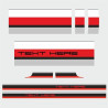 PORSCHE 991 Lemans over the top & side Stripes AUFKLEBER