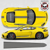 PORSCHE 781 Cayman GT4 over the top & side Stripes ADESIVI