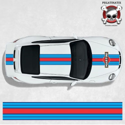 PORSCHE 911MARTINI Stripes ADHESIVOS