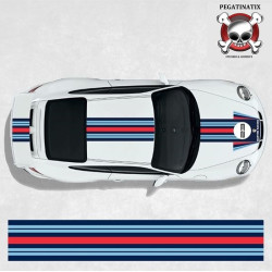 PORSCHE 911MARTINI Stripes DECALS