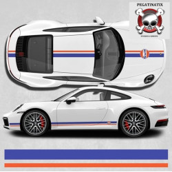 PORSCHE 992 / 991 GULF Stripes DECALS