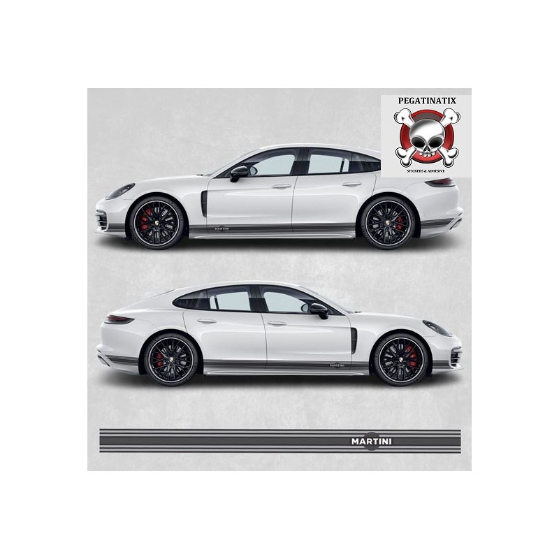 PORSCHE Panamera Martini Stripes AUFKLEBER
