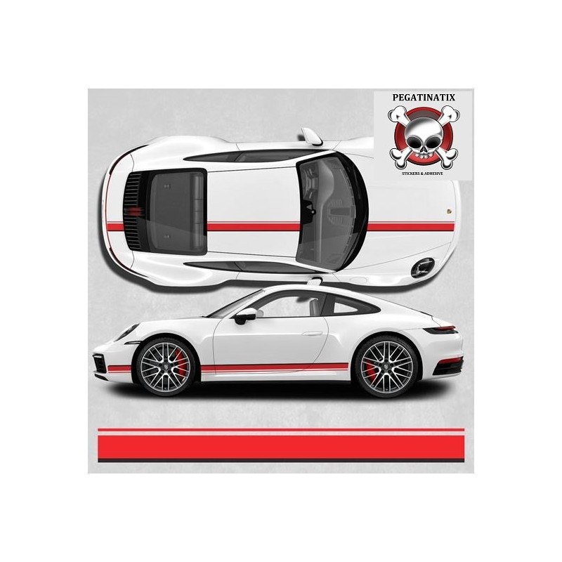PORSCHE 992 / 991 Stripes ADHESIVOS