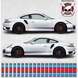 PORSCHE 991 MARTINI Stripes ADHESIVOS
