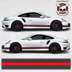 PORSCHE 991 Stripes DECALS