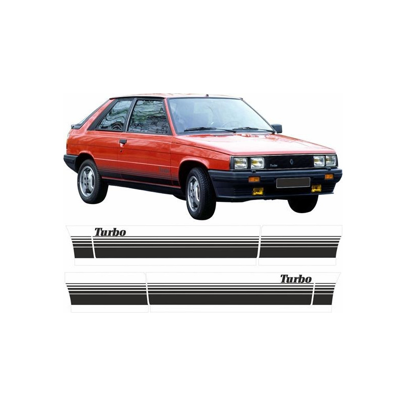 Renault 11 Turbo Stripes ADHESIVOS