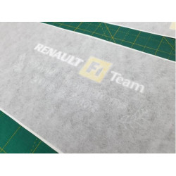 Renault Clio R27 R.S. F1 Team Stripes DECALS