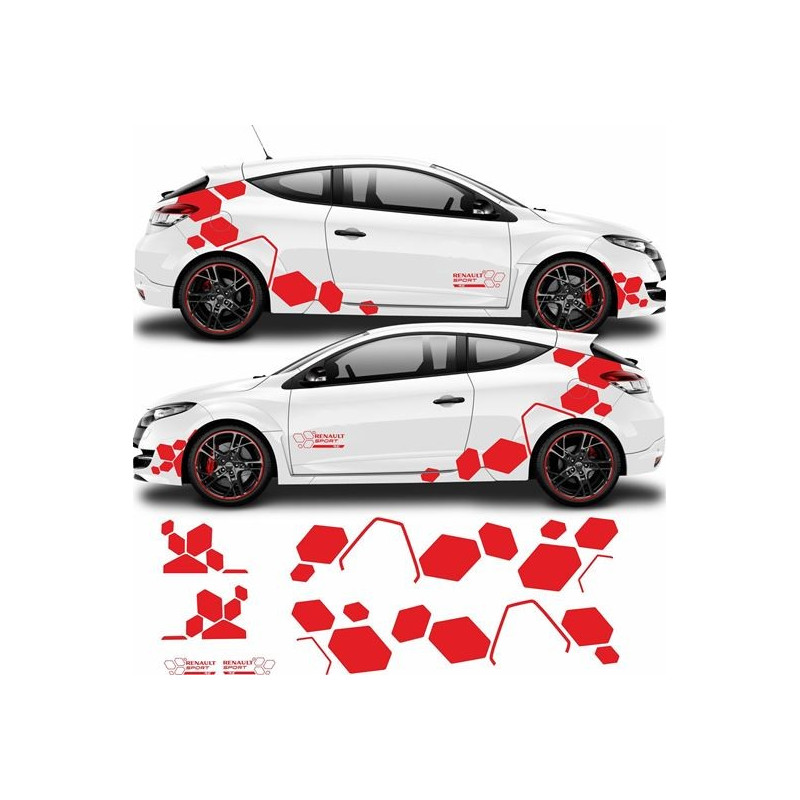 Renault Megane RS Stripes AUFKLEBER