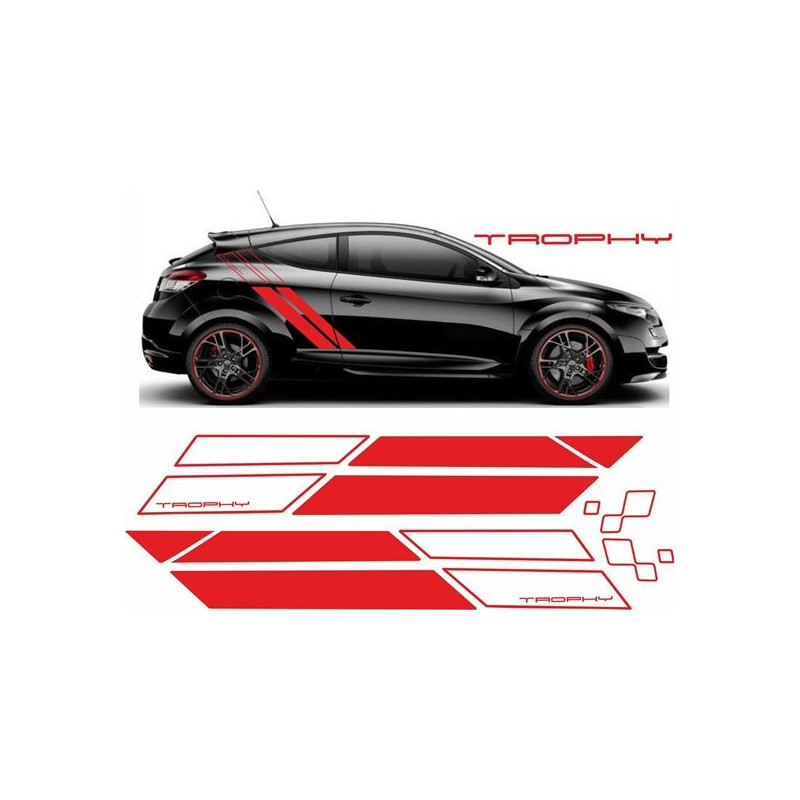 Renault Megane Trophy Stripes DECALS