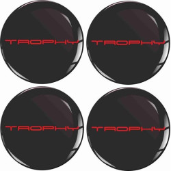 RENAULT Wheel centre Gel Badges Autocollant x4