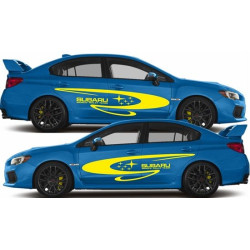 SUBARU WRX VA SWRT side Graphics ADESIVI