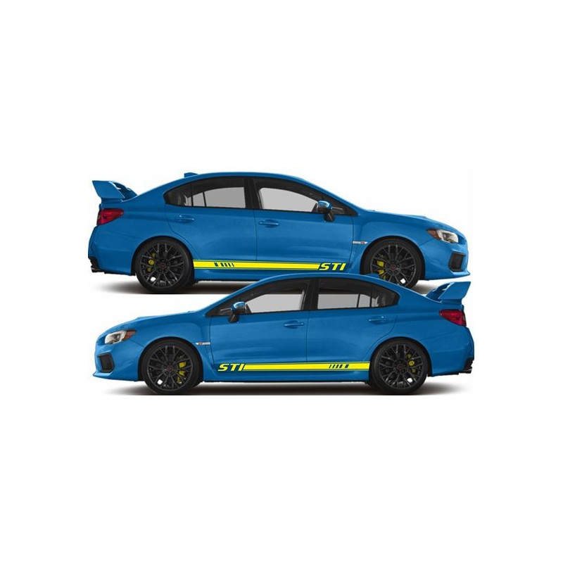 SUBARU WRX VA SWRT side STRIPES AUTOCOLLANT