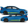 SUBARU WRX VA SWRT side STRIPES ADESIVOS