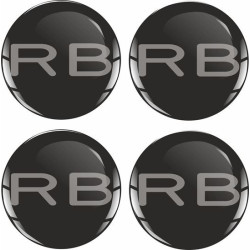 SUBARU Wheel centre Gel Badges Adesivi x4