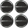 SUBARU Wheel centre Gel Badges Stickers decals x4