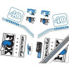 DECALS FOX FACTORY 40 2016 STICKERS KIT WHITE FORKS