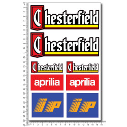 Aprilia Racing Chesterfield 16 x26cm Laminated (Produto compatível)