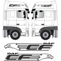 DAF CF Euro 6 side Eagle CF Stickers adesivi (Prodotto compatibile)