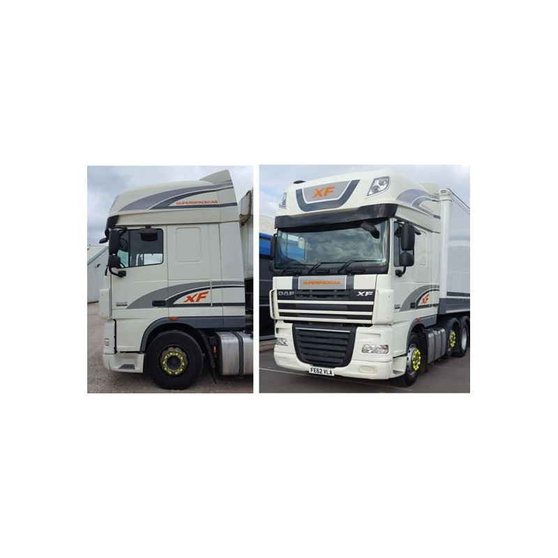 DAF XF Euro 6 Super spacecab adesivos (Produto compatível)