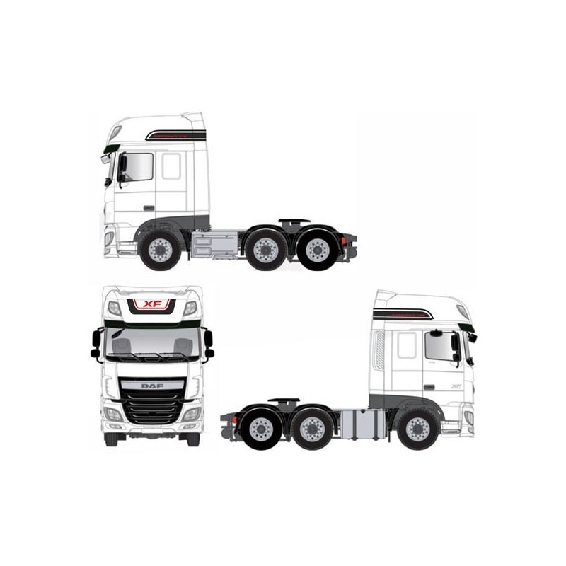 DAF XF Euro 6 Super space adesivos (Produto compatível)