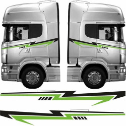 Truck cab full side Graphics decals (Compatible Product)